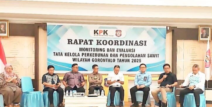 KPK Gelar Rakor Bersama Kepala Daerah, Tegaskan Komitmen Selesaikan Masalah Sawit di Gorontalo